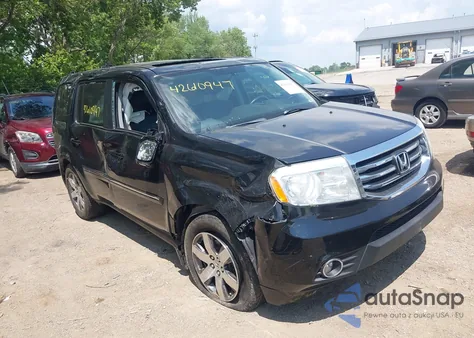 2015 Honda Pilot Touring из США, поврежденный, VIN 5FNYF4H95FB011839